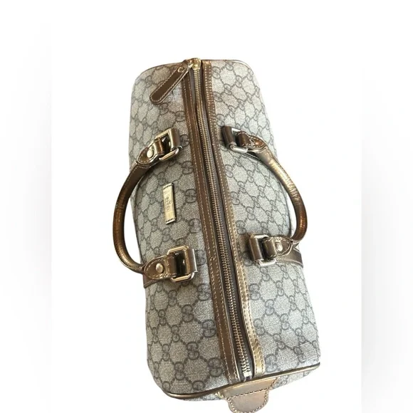 Gucci Coated Canvas Speedy with Metallic Bronze Accents - Picture 8 of 12